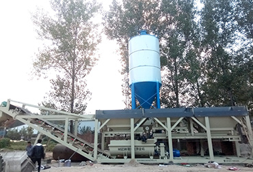 穩(wěn)定土拌和站一體機(圖4) 菏澤400T穩(wěn)定土拌和站一體機